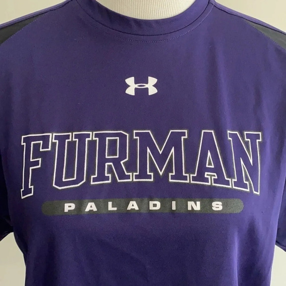 •Under Armour• Furman University Heat Gear Shirt - Picture 2 of 6